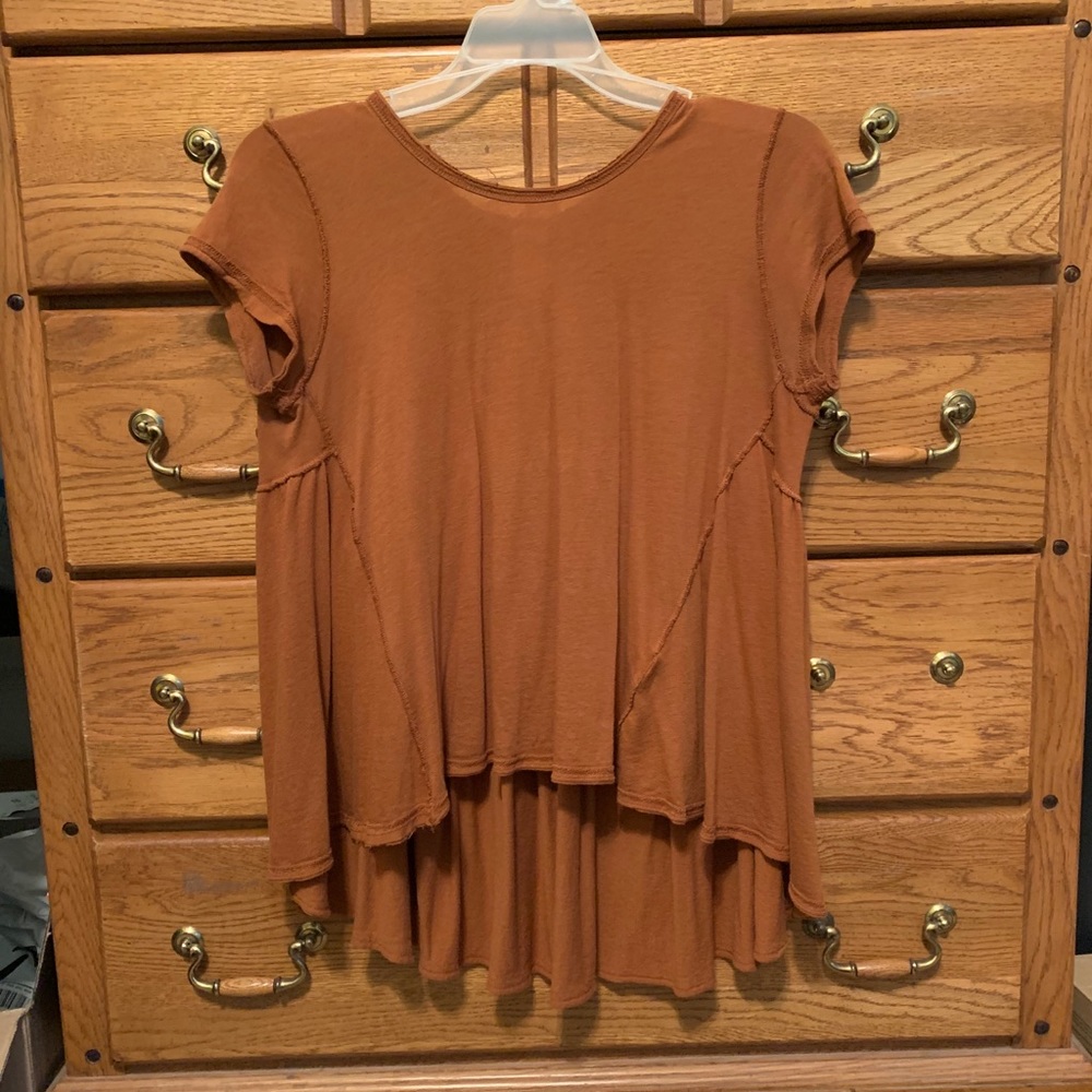 Free People high-low drapey tee